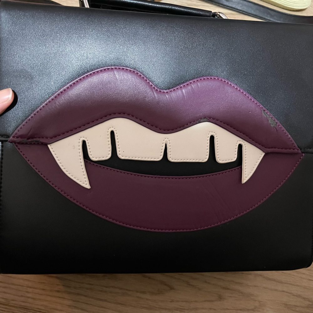 Stylish Black and Purple Women's Bag Dollz Kill